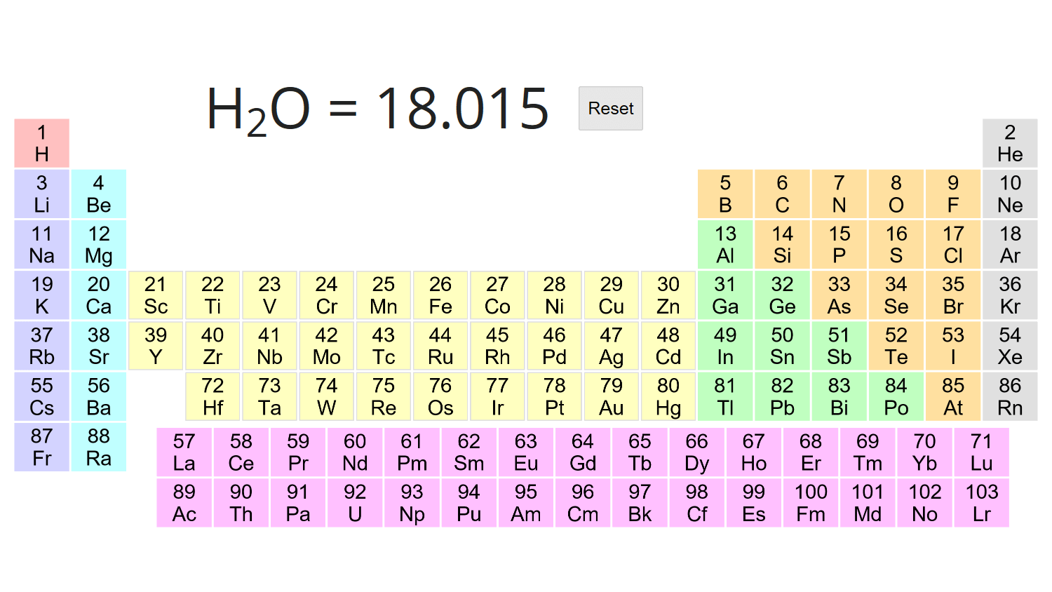 Wt Calculator