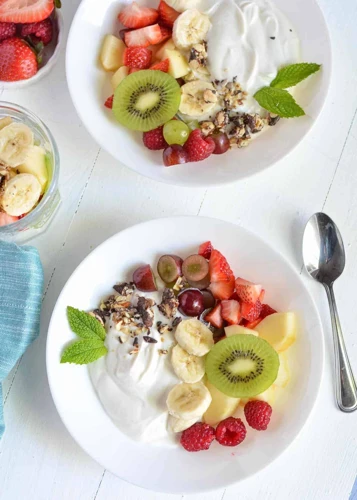 4. Fruit Salad With Greek Yogurt Dressing