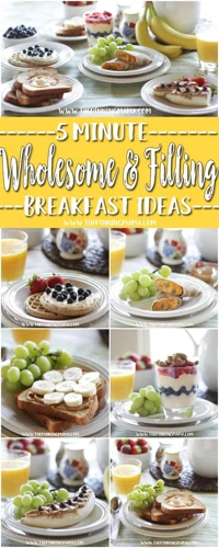 5 Quick And Easy Breakfast Recipe Ideas