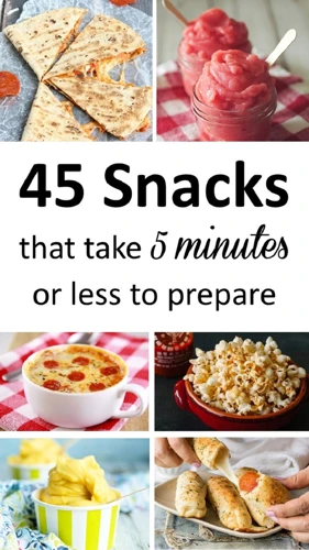 Preparing Your Snacks