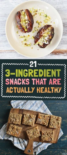 Recipes For 3-Ingredient Snacks