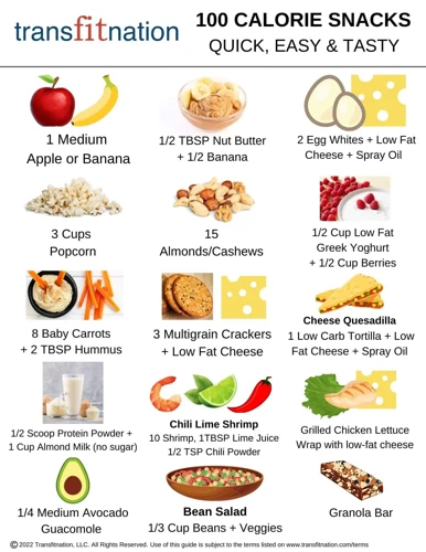 15 Satisfying Snacks Under 100 Calories
